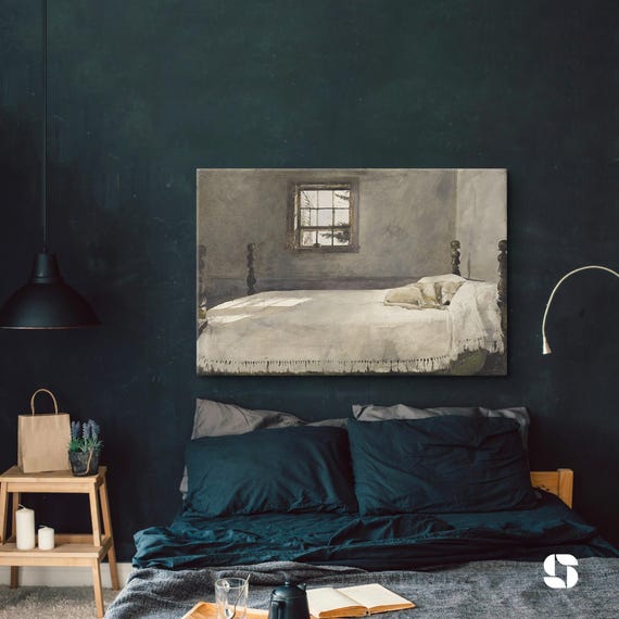 Master Bedroom by Andrew Wyeth Canvas, Andrew Wyeth Print