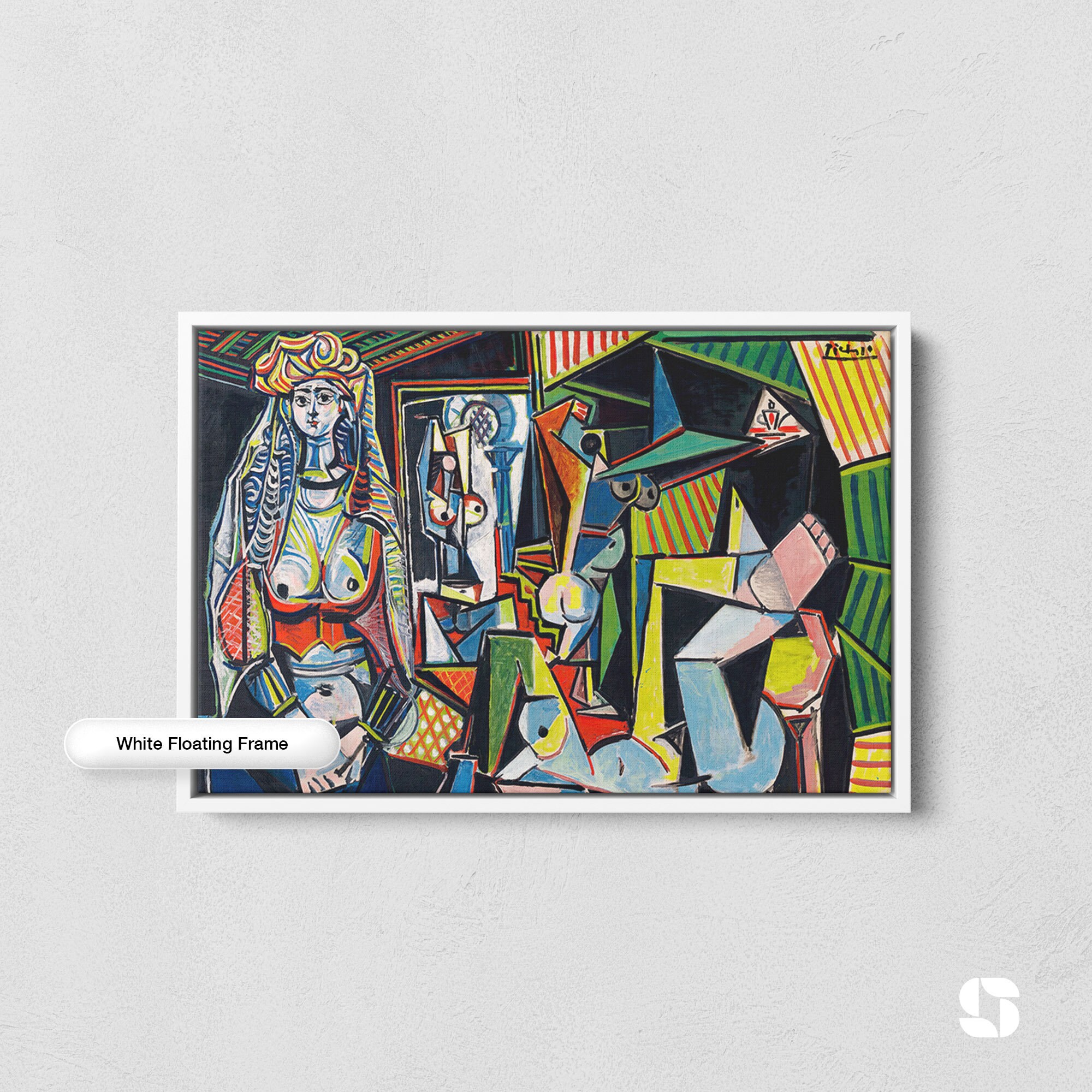 Pablo Picasso Algerian Women Canvas, Picasso Print, Pablo Picasso