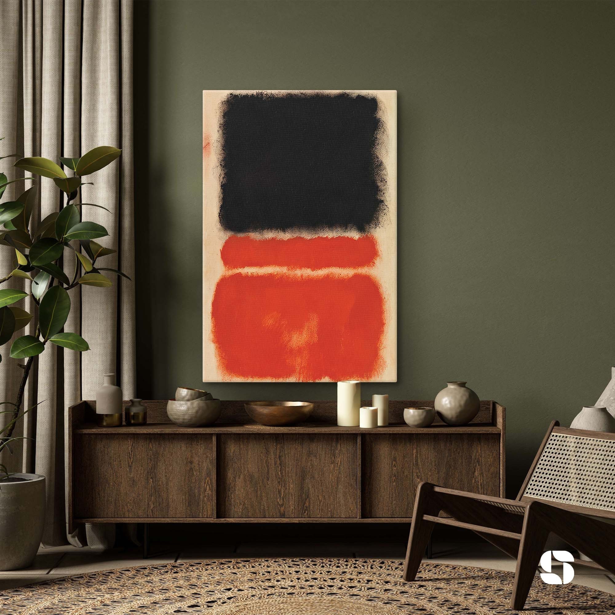 Mark Rothko Red 1968 Canvas Mark Rothko Print Exhibition - Etsy