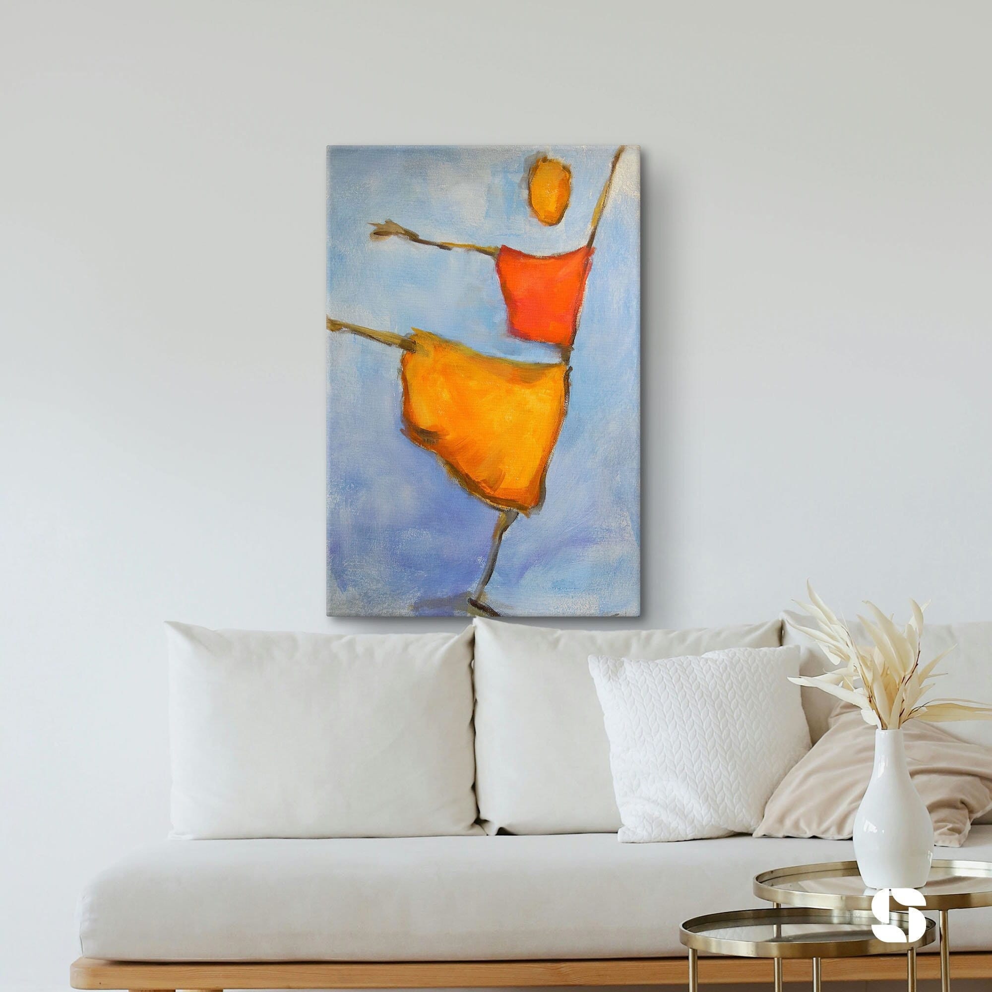 Scarecrow by Alfons Niex in Homage to Paul Klee Canvas, Paul Klee
