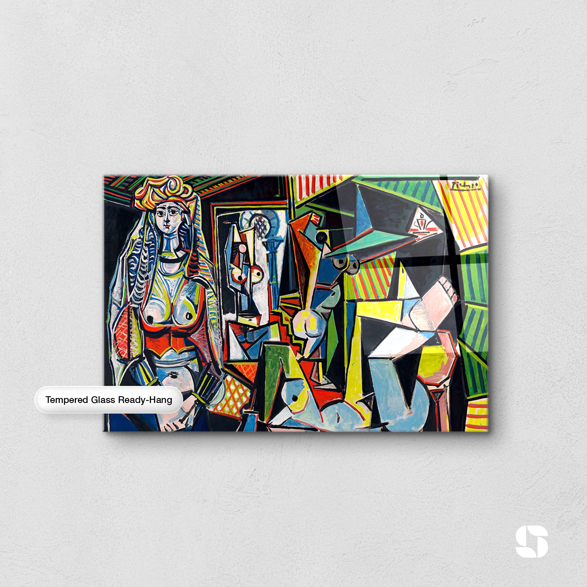 Pablo Picasso Algerian Women Canvas, Picasso Print, Pablo Picasso