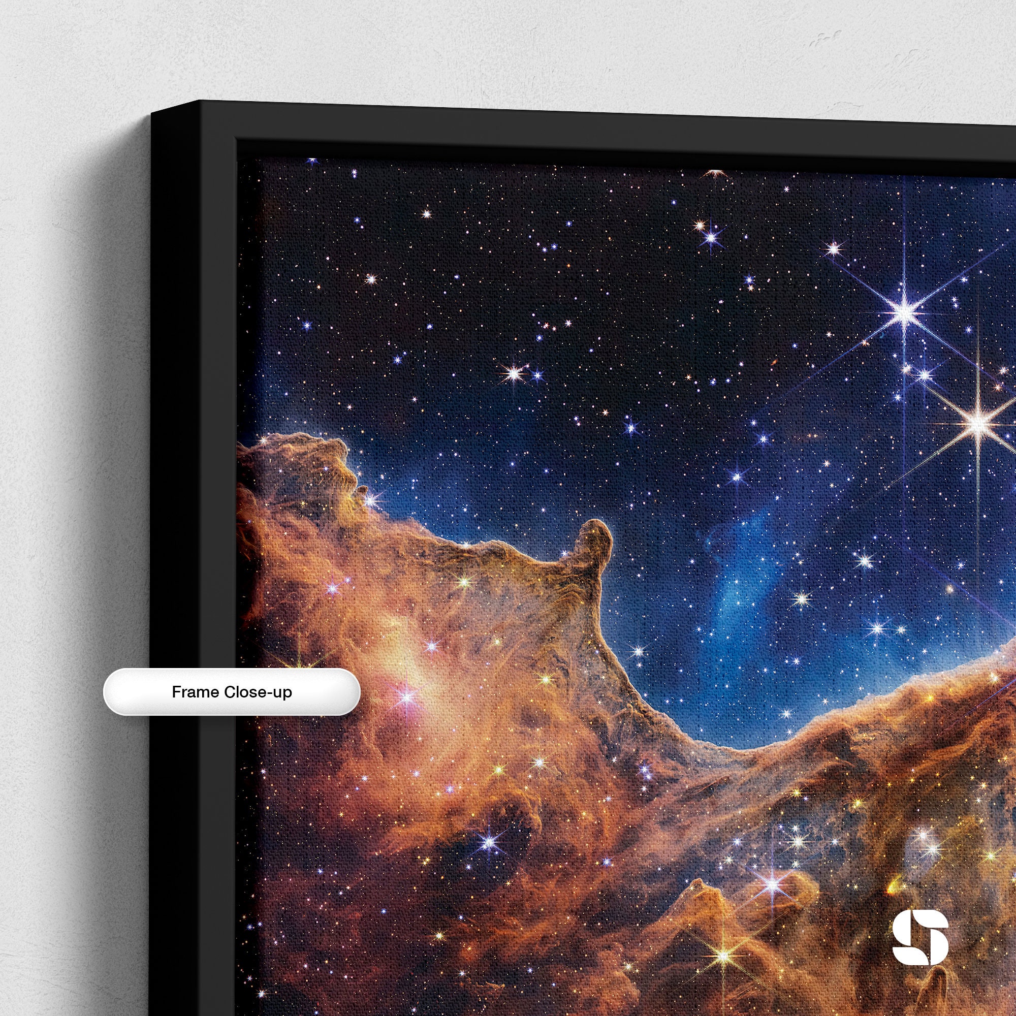 Carina Nebula NASA Deep Field Canvas, James Webb Space Telescope Images ...
