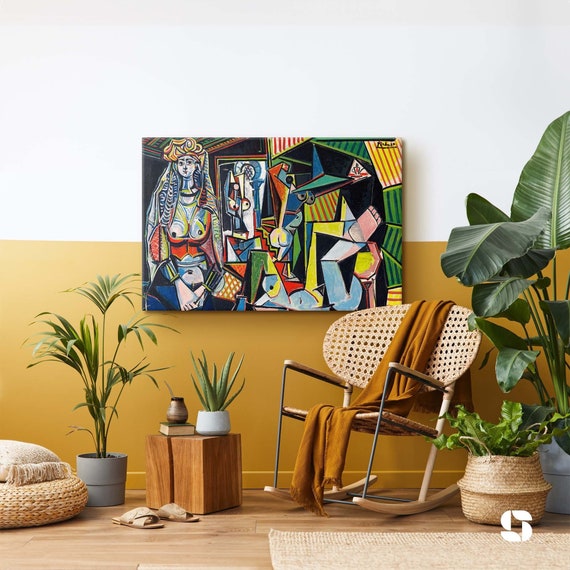 Pablo Picasso Algerian Women Canvas, Picasso Print, Pablo Picasso