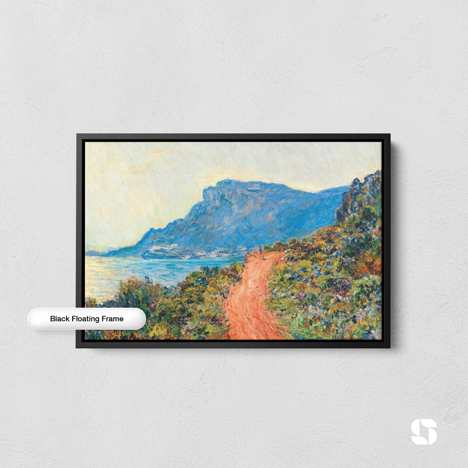 La Corniche Near Monaco by Claude Monet Poster – Poster Room