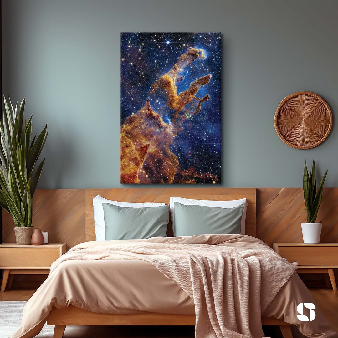 Carina Nebula NASA Deep Field Canvas, James Webb Space Telescope Print ...