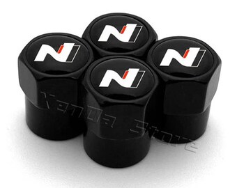 Hyundai N/N-Line Valve Caps - Black