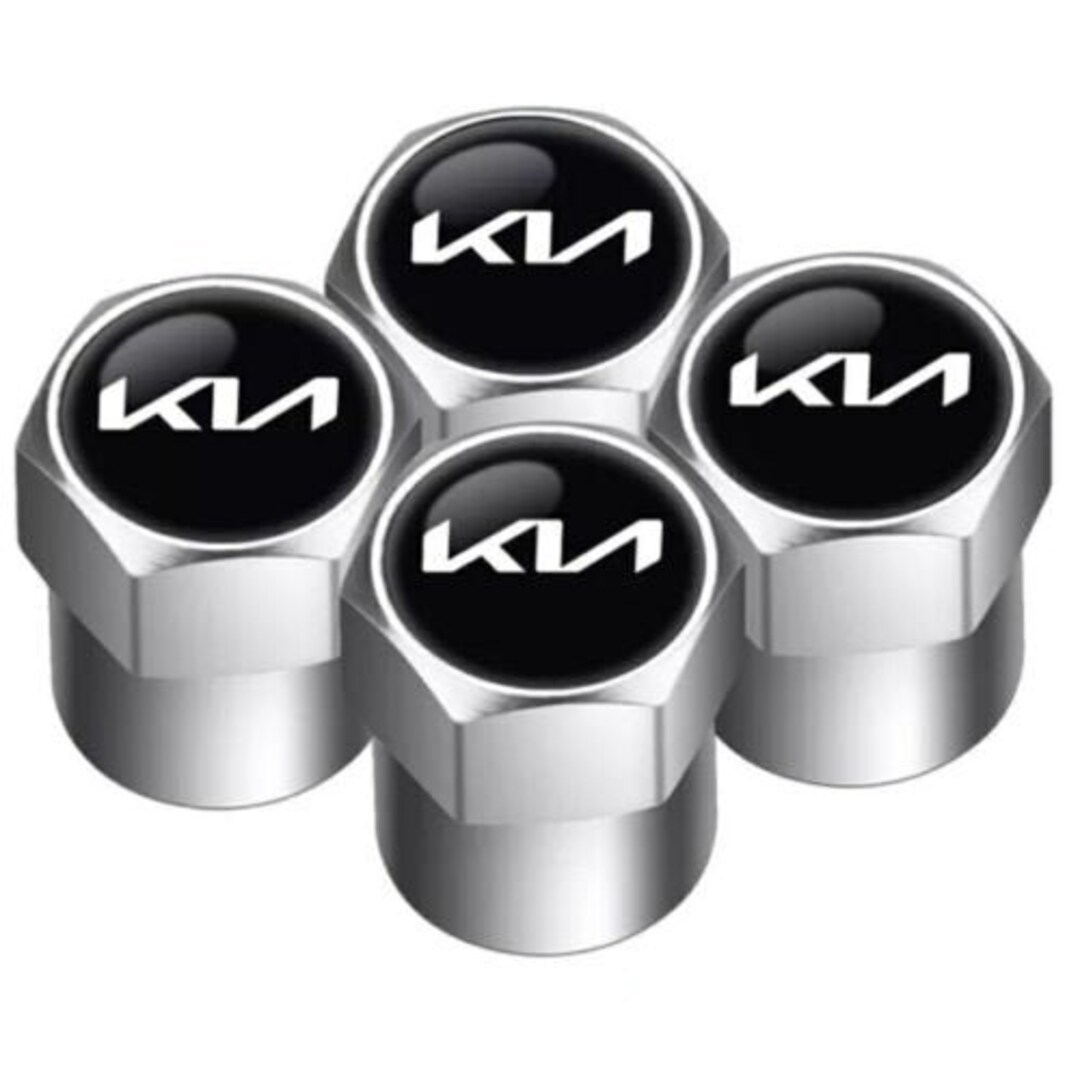 Kia new Logo Valve Caps Silver Etsy