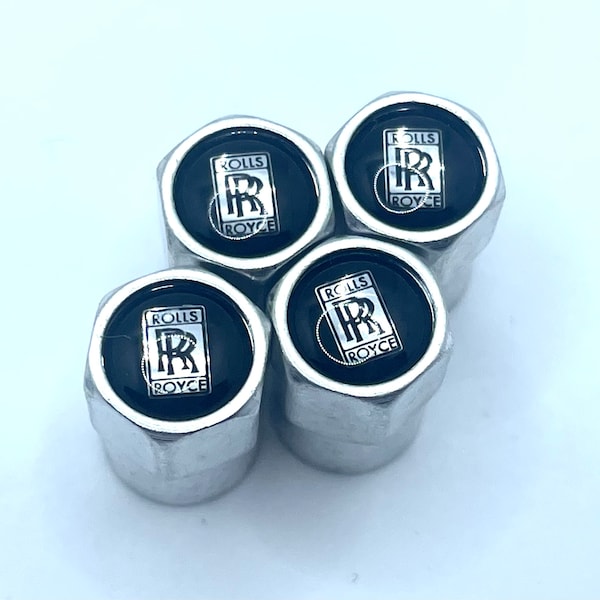 Rolls Royce Valve Caps - Silver