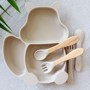 Assiette Bébé Safta - Ensemble Assiettes Et Couverts, Paquet, Assiette, Couvert, Bébé Set Repas Bébé