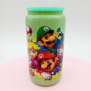 Glazen blikje, beker: Super Mario Galaxy Set
