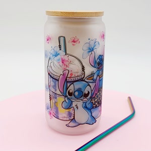 Frosted Glass Can: Stitch
