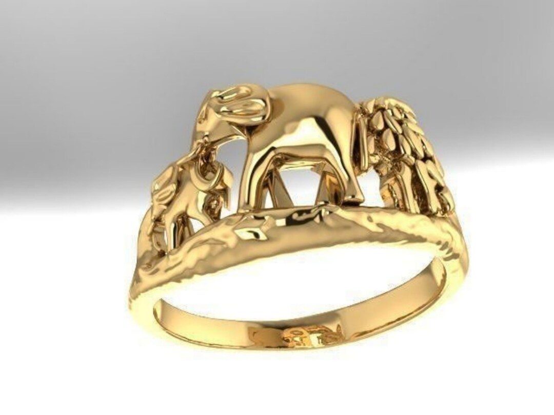 Handmade Sterling Silver Elephant Ring: Safari Animal Jewelry - Etsy