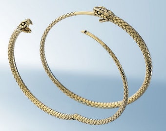 Schlange Creolen Ohrstecker Schlange Ohr Jacke Einzigartige Ohrringe Schlange Schmuck 925k Goth Schmuck, Creolen Für Mama, Valentinstag Für Sie