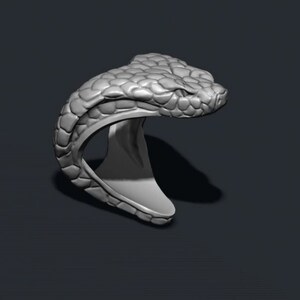 Infinity Sea Snake Ring – High Polish 925 Sterling Silver, Size 6.5, With Red CZ Stones