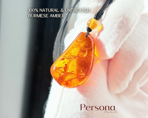 100% Natural Burmese Amber Necklace