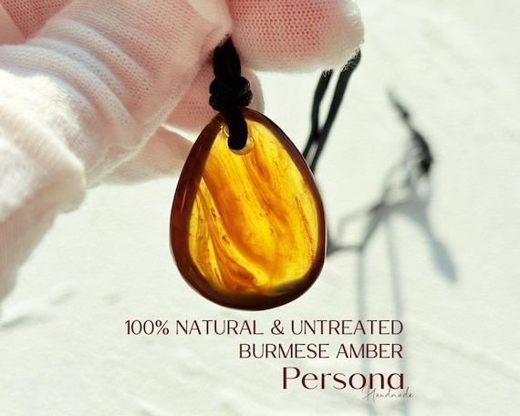 Golden Burmese Amber Necklace