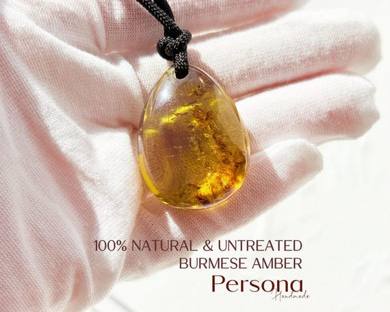 100% Natural Burmese Amber Necklace