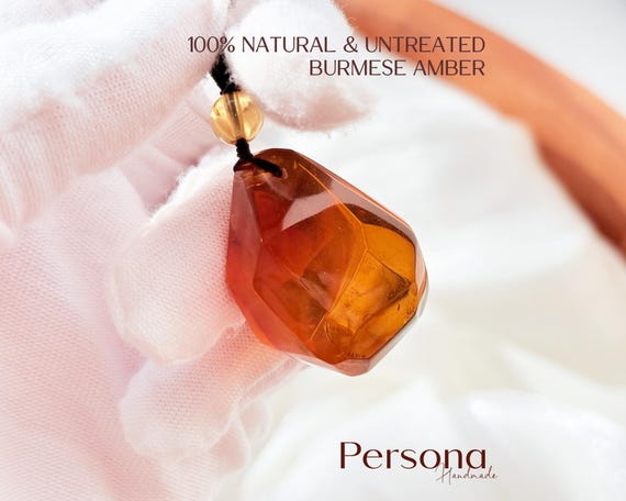 100% Natural Burmese Amber Necklace