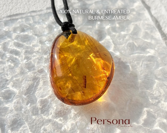 100% Natural Burmese Amber Necklace Adjustable