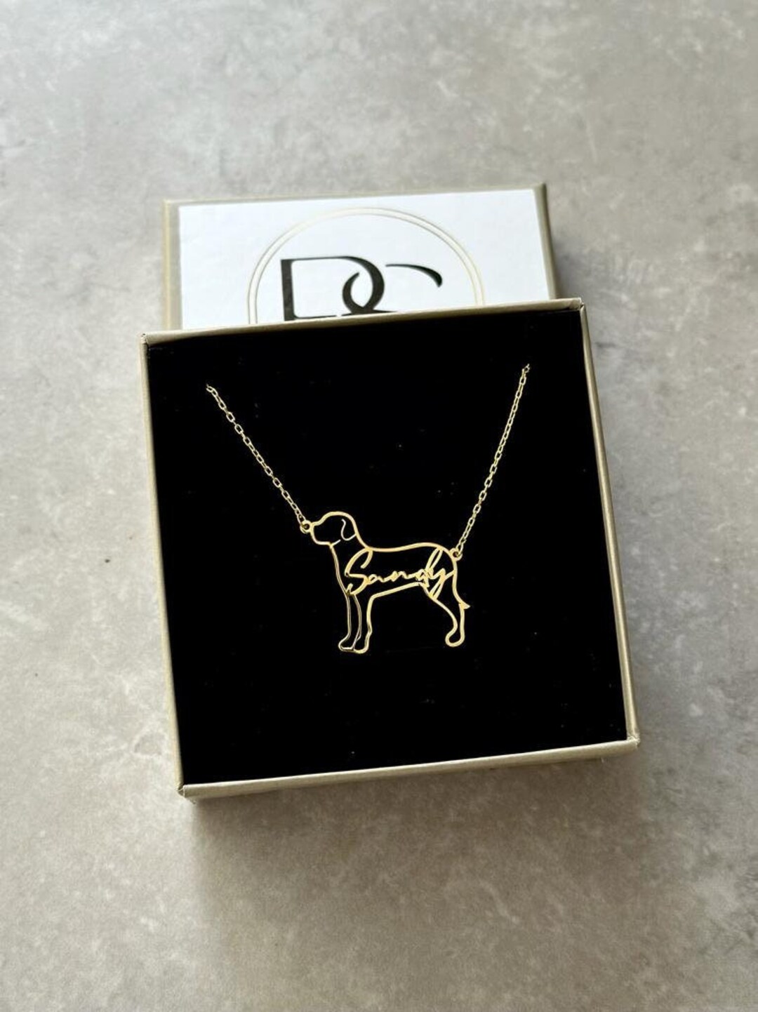 Personalized Pet Name Necklace,pet Memorial Gift, Personalized Dog