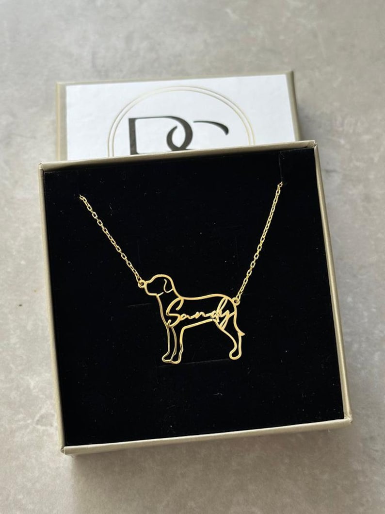 Personalized Pet Name Necklace,pet Memorial Gift, Personalized Dog