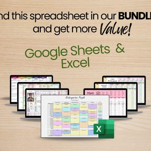 Teacher Gradebook for Google Sheets & Excel | Track 40 Students Across ...
