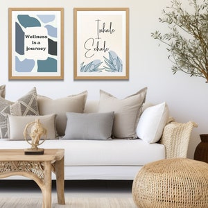 Therapist Office Decor Posters: Mental Health Art Print Bundle (digital ...