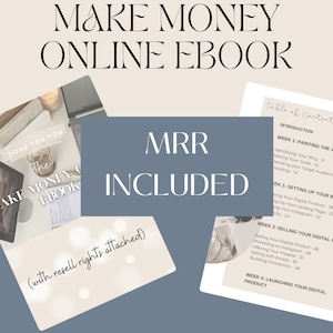 PLR Fully Written eBook | Make Money Online Ebook | Tasks | Lead Magnet | PLR Complete eBook | Make Money Online Ebook with MRR
