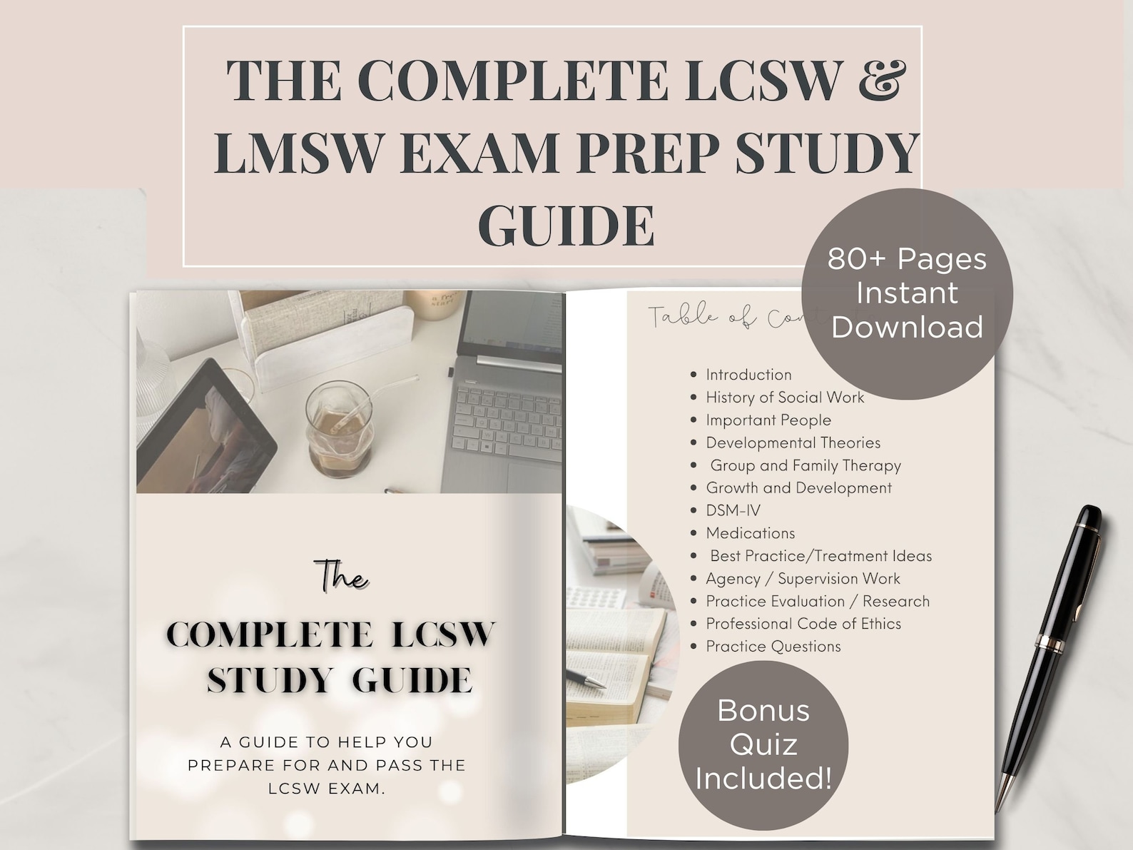 The Complete LCSW Study Guide & LMSW Study Guide, ASWB Exam Tool, Lcsw Lmsw Exam Study Guide