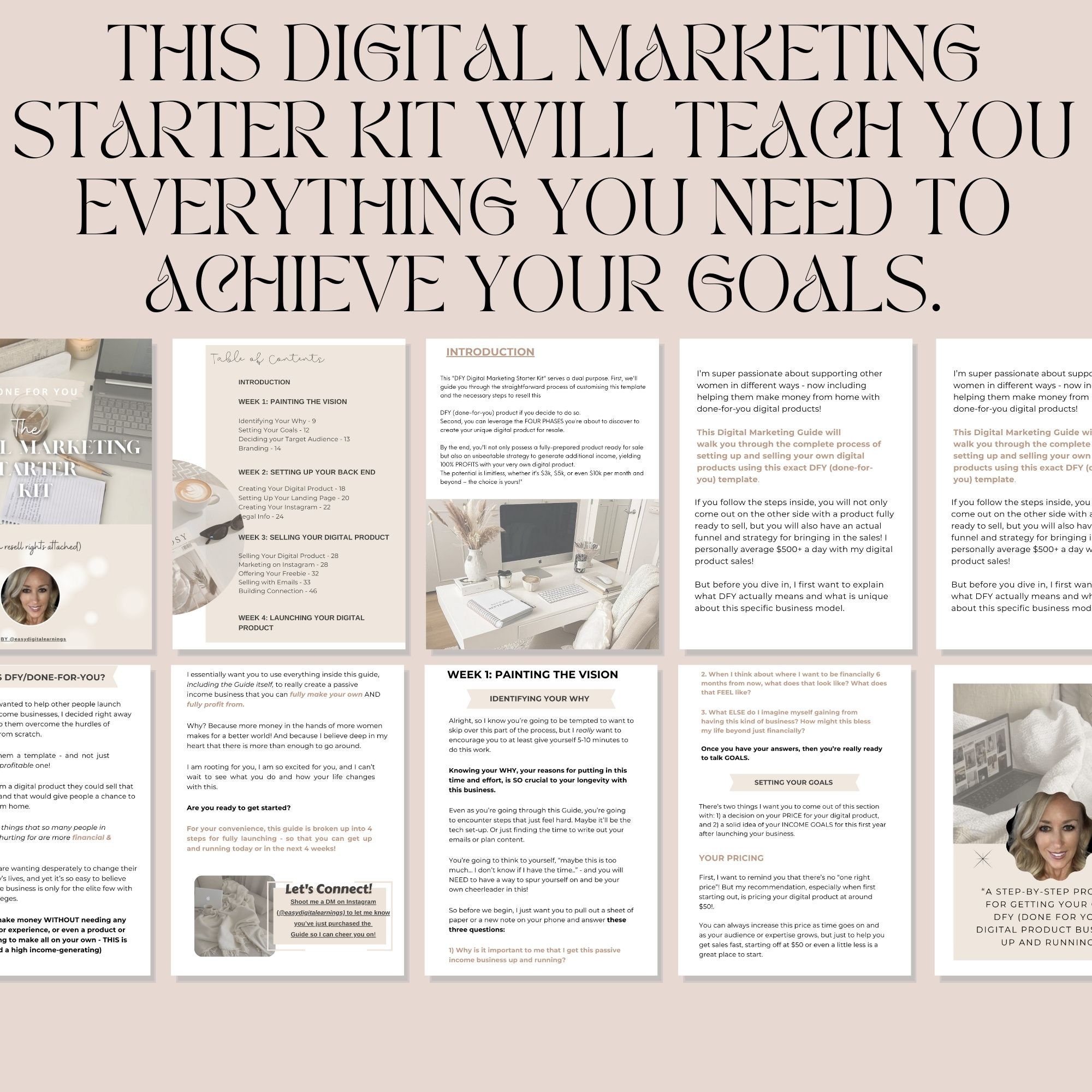 Digital Marketing Starter Kit Playbook MRR PLR Resell Rights,digital