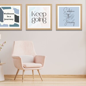 Therapist Office Decor Posters: Mental Health Art Print Bundle (digital ...