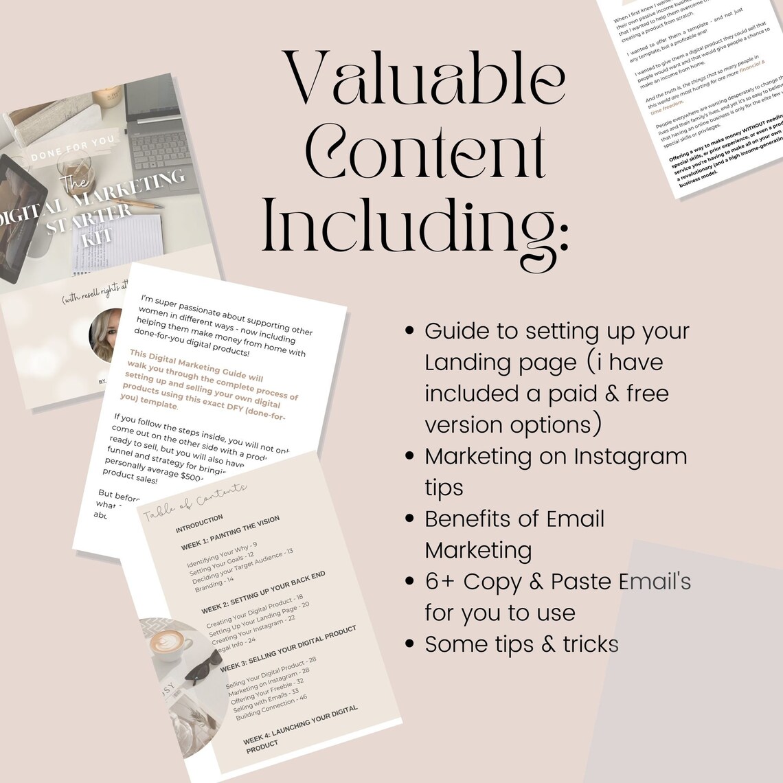 Digital Marketing Starter Kit Playbook MRR PLR Resell Rights,digital