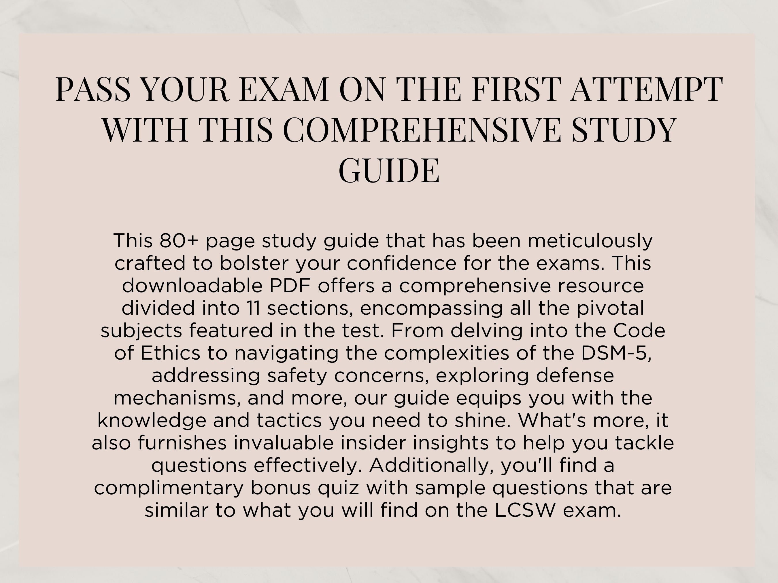The Complete LCSW Study Guide & LMSW Study Guide, ASWB Exam Tool, Lcsw Lmsw Exam Study Guide