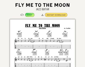 Fly Me To The Moon – Accordi e melodia per chitarra jazz (download digitale)