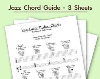Guida agli accordi per chitarra jazz – Inversioni e voicing (Download PDF)