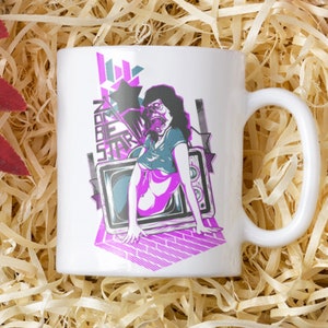Zombie Star Mug, Zombie Fan Coffee Cup, Zombie Mug, Horror Fan Mug, Zombie Apocalypse Mug, Female Zombie Mug, Walking Dead Fans Gift, Zombie