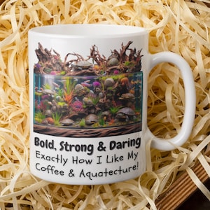 Aquarium Geschenk, kleines Aquarium Design, Liebe Schildkröten Becher, Aquarianer Geschenk, Aquarium Besitzer Becher, Aquaristik Geschenk, Aquatect Becher