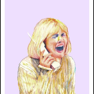 Scream Film Art Print | Casey Becker |