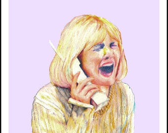 Scream Film Art Print | Casey Becker |