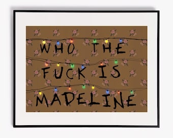 Who's Madeline? Lily Allen Print | West End Girl Album Print