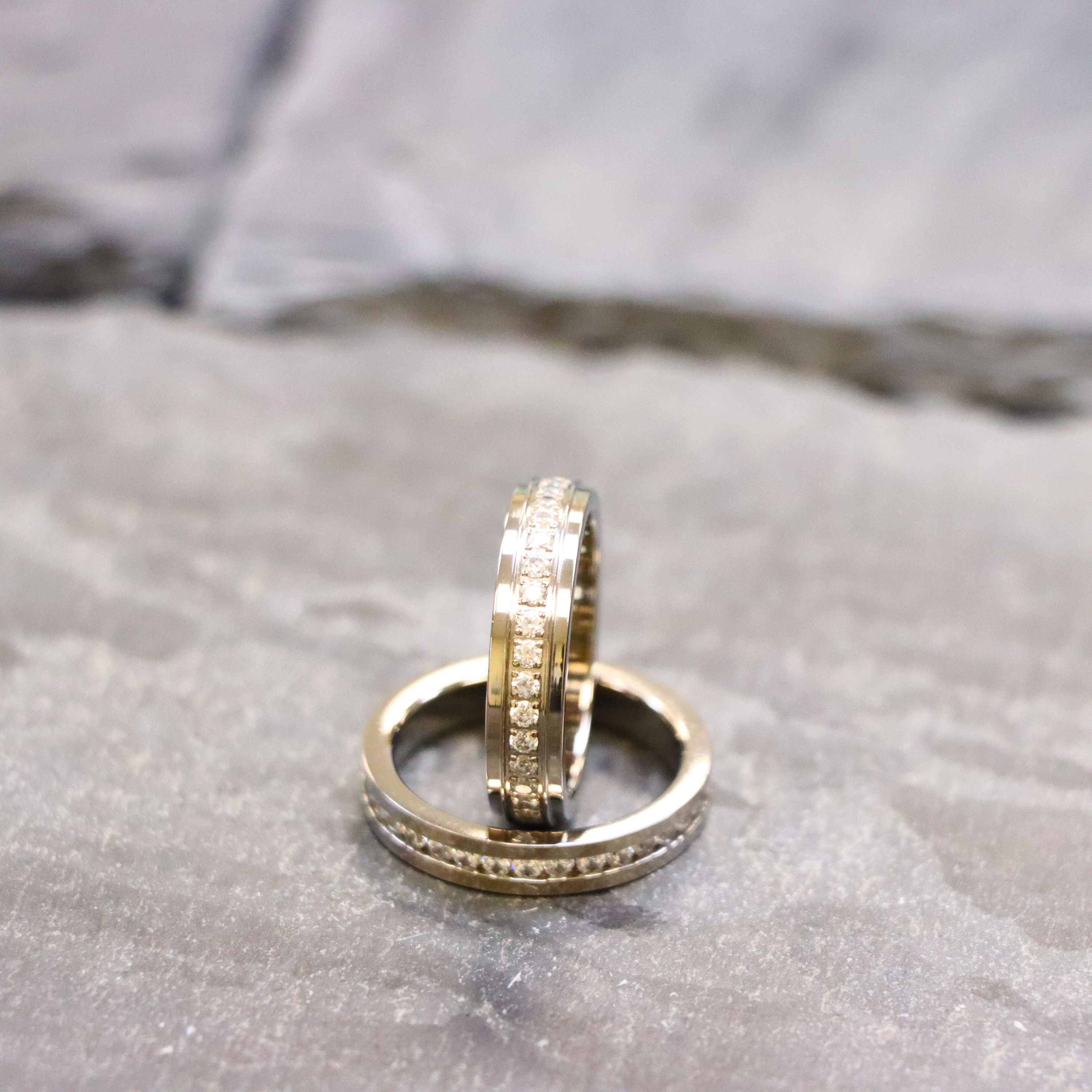 Promise Rings, Bridal Eternity Wedding Ring, Engagement Band, Art Deco ...