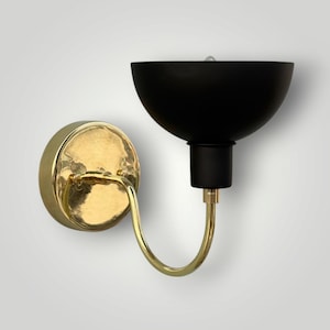 Mid Century  Wall Sconce - Italian Brass Sconces - Italian Light - Mid Century Sconce - Focus Lighting - Apparatus Lighting