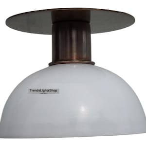 Modern 1 Small Light Flush Mount Light, Modern Brass Vanity Light Kitchen Light Fixture
