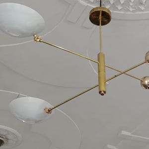2 ceiling light Fixture 1950&#39;s&#39;    mid century light, Pendant  Mount Light Fixture | Custom Finishes | Sputnik Chandelier Light Fixture.