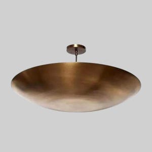 6 Light Elegant Ceiling Flushmount Light - Pendant Mid Century Modern Raw Brass Sputnik Lights