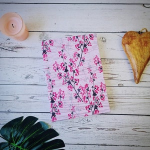 Coptic Stitched Sketchbook - Japanese Flowers