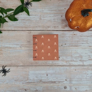 Coptic Stitched Square Sketchbook - Halloween