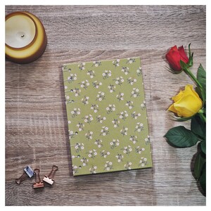Coptic Stitched Sketchbook - Flower Garden