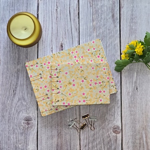 Coptic Stitched Sketchbook - Flowers