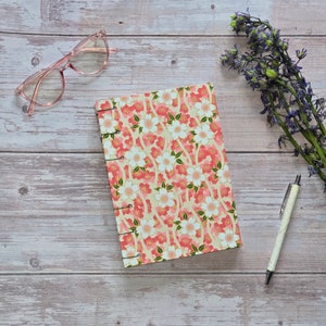 Coptic Stitched Sketchbook - Flowers